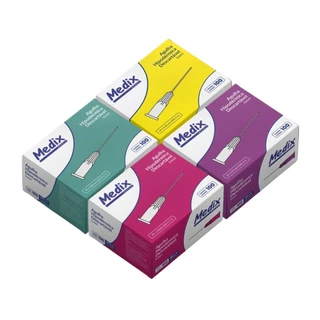 Agulha Hipodérmica Medix cx c/100 em Oferta na Shopee