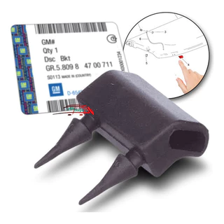 Batente Borracha Bagagito Tampa Traseira Onix Plus Tracker