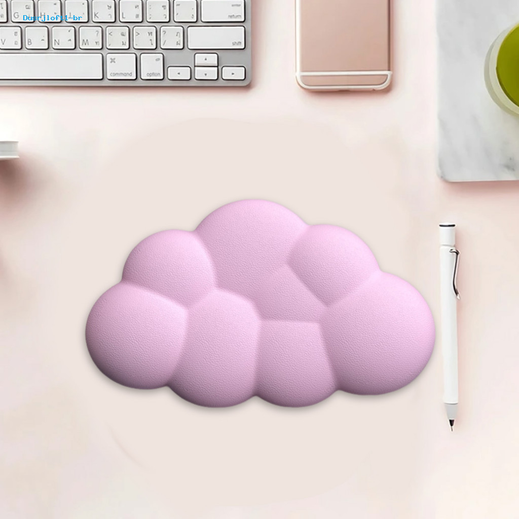Mouse Wrist Rest Anti-slip Cloud Shape Memory Foam for Office Computer Laptop Gaming Non-slip Base Pain Relief Automatic Rebound Southeast