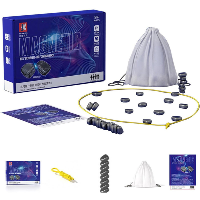 Jogo De Xadrez Magnético Para Festas Suprimentos De Mesa Divertido Ímãs Desenvolvimento Intelectual Jogos De Tabuleiro Portáteis Reuniões Familia