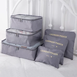 Organizador De Mala De Bagagem Viagem Kit 6 Necessaire Bolsa