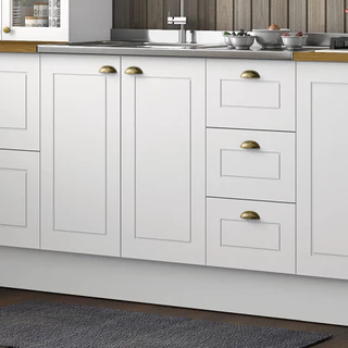 Balcão de Cozinha Pia 120 Cm 3 Gavetas 2 Portas Americana Henn