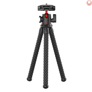 MT-33 Mini Tripé De Polvo Flexível Multifuncional Com Montagem De Sapata Fria 360 ° Cabeça Panorâmica Rotativa De Esfera De Liberação Rápida