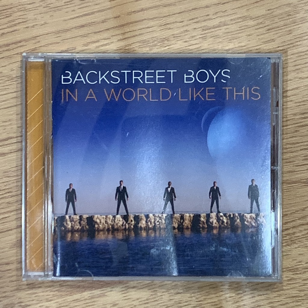 Cd backstreet boys in a world like this shopee brasil