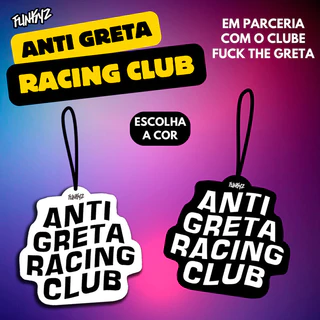 Aromatizante Anti Greta Racing Club (Edicao collab com F*ck The Greta) Tipo Little Tree Funkyz