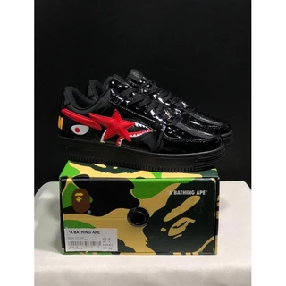 Sapatos De Bape Sta Ape Head Low Top Board Para Homens E Mulheres Tamanho 36-45