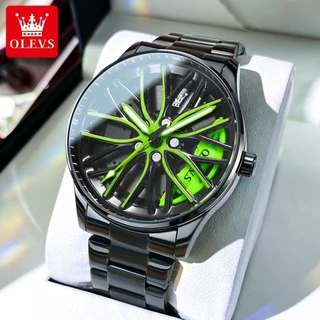 OLEVS Relógio À Prova D'água Produto Original De Quartzo Relógios De Aço Inox 9937 Fashion Luminous