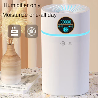 Umidificador De Grande Volume De Nevoeiro Doméstico Silencioso Quarto Luz De Respiração Colorido Ar Umidificação Do