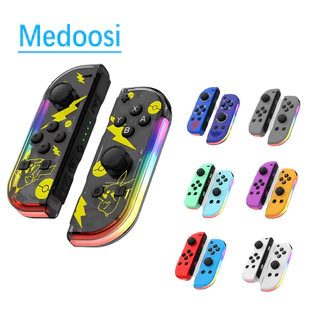 MEDOOSI-Controlador de jogos Joy-2 Joypad Para Switch/Lite/Oled Con Zelda Joystick PC Yuzu Controlador De Dupla Vibração