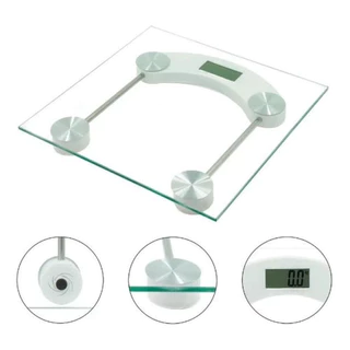 Balança Digital Corporal de Vidro Suporta até 180kg