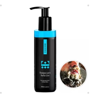 Shampoo Para Barba Goot Limpeza Profunda Hidratação Fortalecimento Maciez Brilho Cuidado Masculino