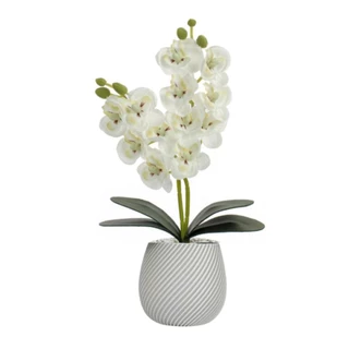 Vaso Flores Artificiais Vaso Arranjo Orquideas Decorativas