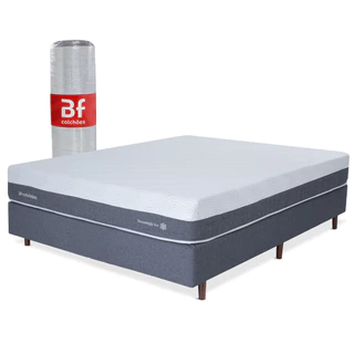 Cama Box Casal Premium BF Ice Espuma NASA 138x188cm BF Colchões