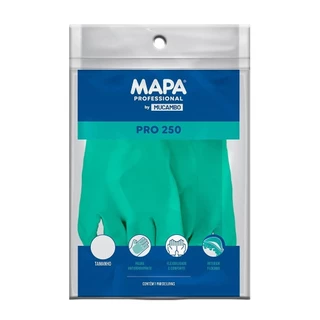 Luva Mucambo 250S Antiderrapante Forrada Verde Tamanho XG - Embalagem com 10 Pares em Oferta na Shopee