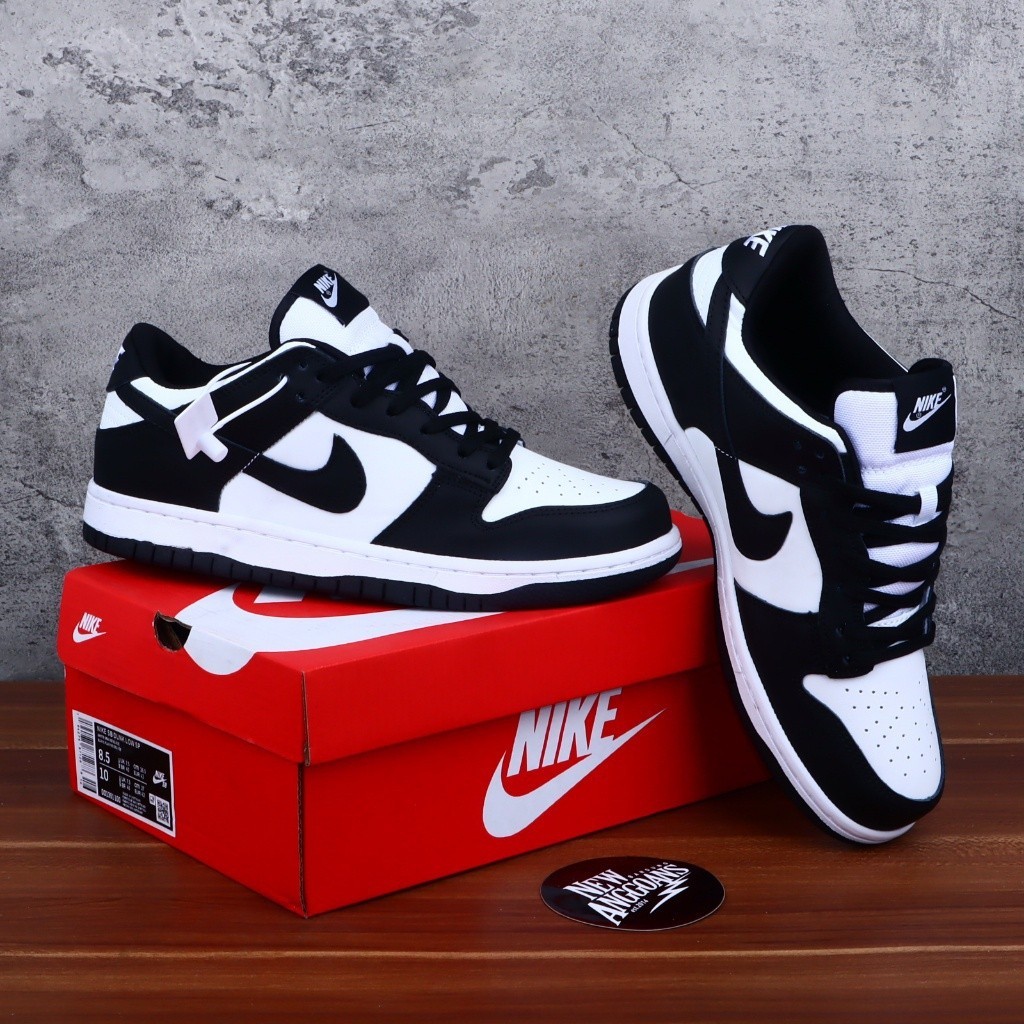 Nike SB Dunk Baixo Panda Shoes Black White