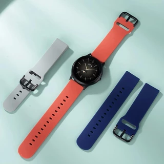 20MM 22MM Faixa De Silicone Para Amazfit gts 2 3 4/bip/gtr 4 3 pro/stratos 3 2 Pulseira De Relógio Esportivo mini