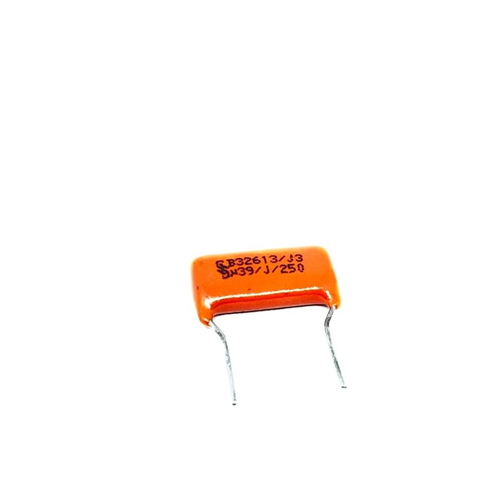 KIT COM 10 PEÇAS - CAPACITOR POLIESTER 390K 250V U39/J/250 B32613/J3 ...