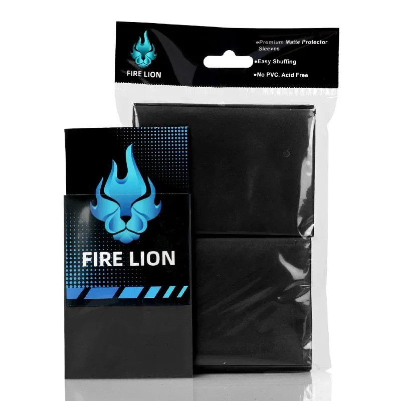 fire lion card sleeves Ryker Sleeves Fire Lion Matte Premium