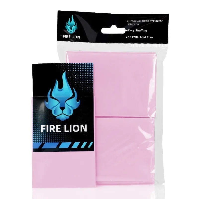 Sleeve Shield Trading Card Fire Lion Matte Protetor para Magic, Pokemon,  Flash and Blood- (100pcs) | Shopee Brasil