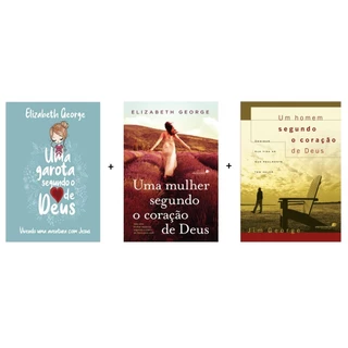 Kit 3 Livros | Uma Garota Segundo O Coração De Deus + Uma Mulher Segundo O Coração De Deus + Um Homem Segundo O Coração De Deus em Oferta na Shopee