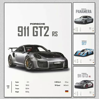 Carros Famosos De Corrida Pintura Em Tela De Arte De Parede Nordic Roadster Pôsteres GTR Fotos Para Loja De Automóveis Decoração De Sala De Exposição BPRN