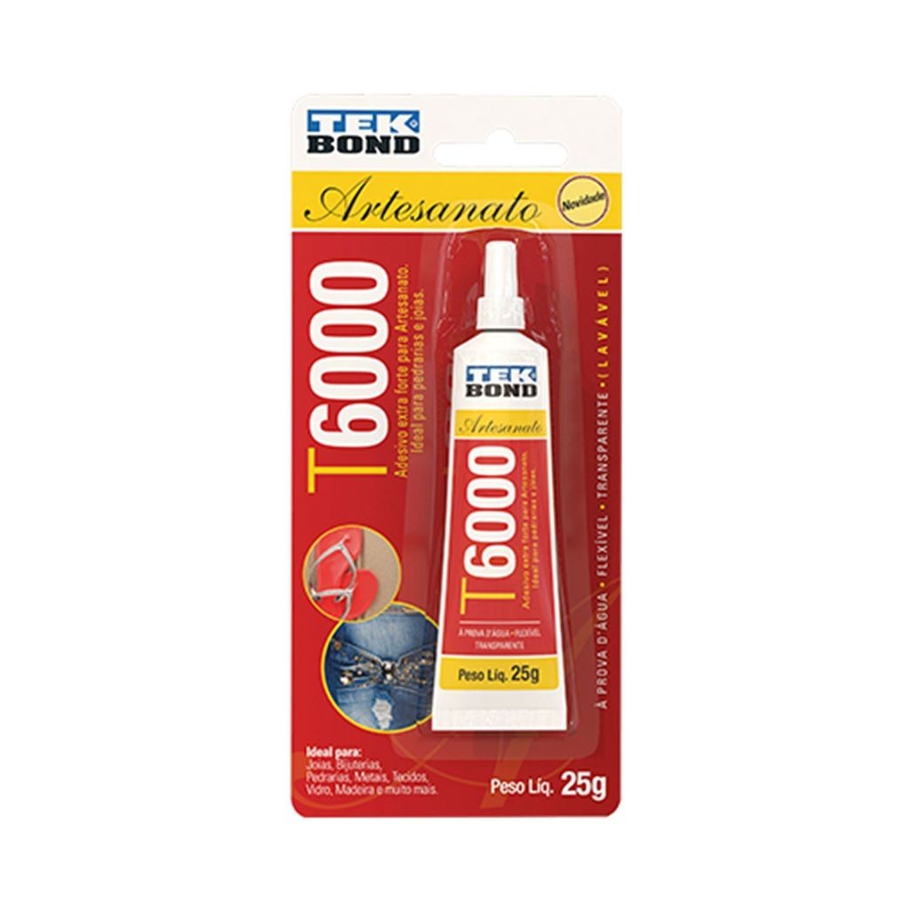 Cola Adesiva para Artesanato T6000 25g | Shopee Brasil