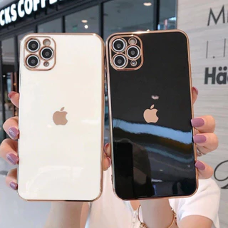 6D Revestimento TPU De Sílica Gel Macio Para Caixa Iphone 15 14 13 12 11 Pro Max XR XSMAX 6 7 8 12mini 14plus