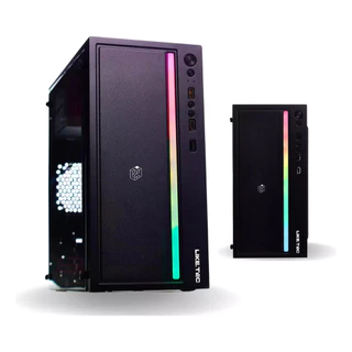 Gabinete Gamer Liketec Craft Rgb Mid Tower Atx Com Fita Led