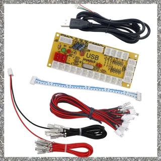 [D K Z C] Placa De Retardo Zero LED 5V Codificador USB De Jogo Arcade Para PC Cabo De Conexão Do Botão De Pressão De Controle Joystick