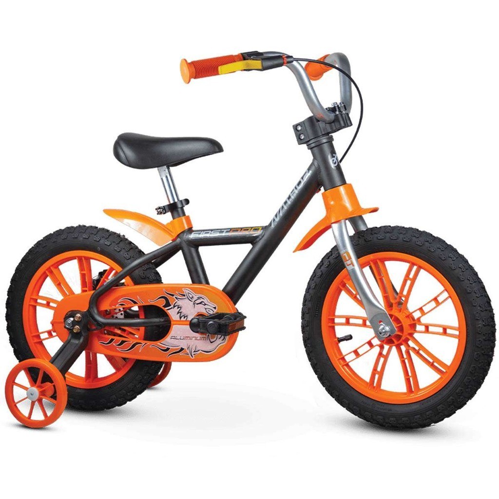 Bicicleta Infantil Menina Menino Nathor 4 A 6 Anos Aro 14 First Pro ...