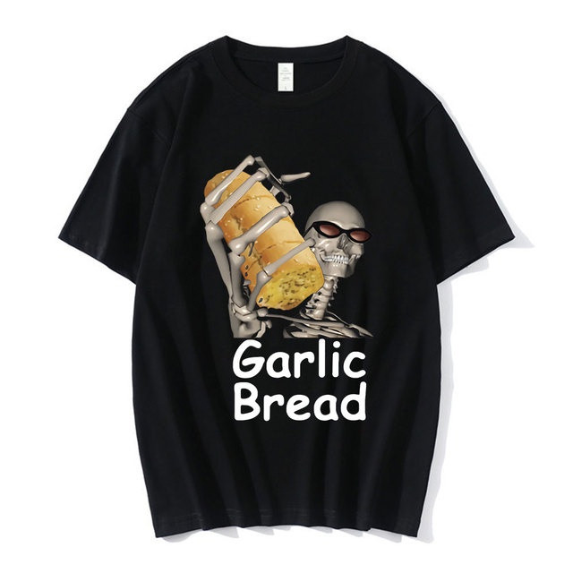 Camiseta Garlic Bread Unissex 100% Algodão - Envio Rápido