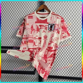 2024 Tóquio vermelho futebol RB equipe camisa R1PH