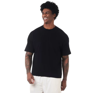 Camiseta Oversized Boxy Preto Knulu