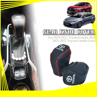 Para 2019-2022 Toyota Corolla Altis Capa De Couro 2021 Cross Gear Shift Knob Protetor De