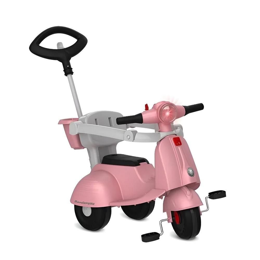 Velotrol Triciclo Passeio E Pedal Banderetta Rosa | Shopee Brasil