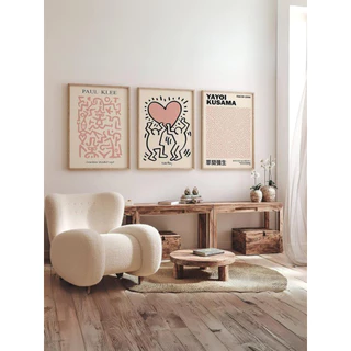 Kit 3 Quadros Decorativos Aesthetic No1