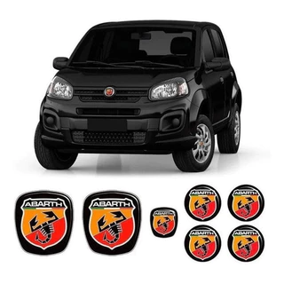 Adesivos Emblemas Abarth Novo Uno