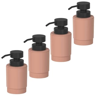 4x Porta Sabonete Liquido de Pia Banheiro 300ml OU Laranja