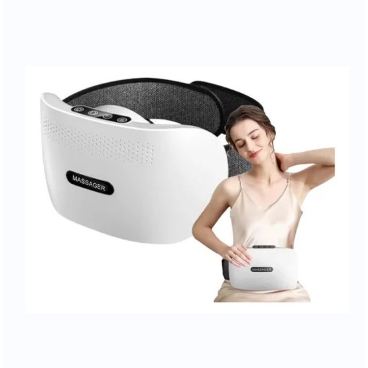 Novo - Massageador Abdominal Para Alivio de Cólicas Menstruais Vibra E Aquece - BIvolt