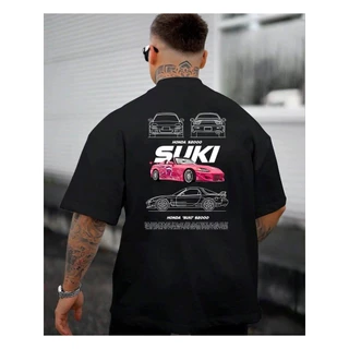 Camiseta Básica Velozes Furiosos Suki Carro Vintage Paul S2000 Devon Retro Aoki