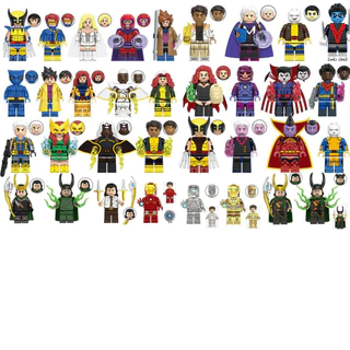 Presente Para Crianças Bloco De Construção Superhero Steel Wolf Assembly Minifiguras Modelo Boneca
