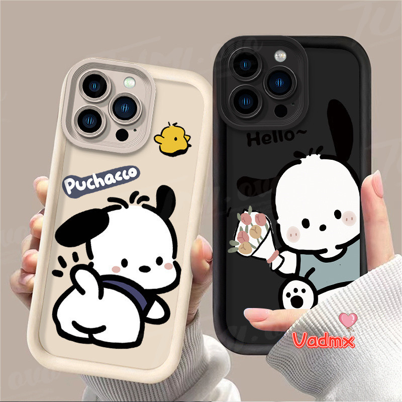 Capa Fofa De Flor Pochacco Para Motorola Moto Edge 50 Fusion G85 G84