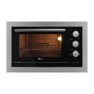 Forno de Embutir Elétrico Fischer Fit Line 48L com Timer e 3 Funções Inox 127V em Oferta na Shopee