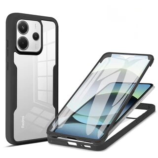 Cove Traseira De Corpo Inteiro 360 À Prova De Choque Para Redmi Note 14 4G 14Pro Capa De Telefone De Proteção De Tela
