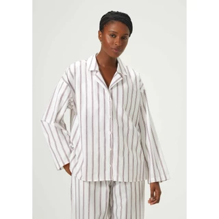 Camisa Feminina Manga Longa Listrada Hering Intima em Oferta na Shopee