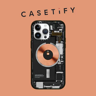 CASETIFY Estrutura Interna Caixa Acrílica Para Telefone iPhone 15 Pro Max 14 Plus 13 ProMax 12 12Pro 11 Protetora À Prova De Choque Celular