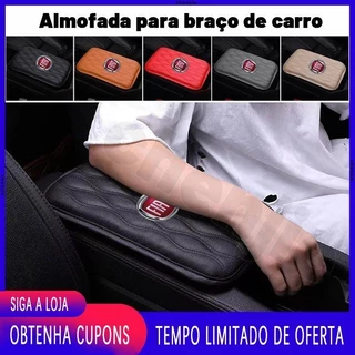[Promo] Almofada protetora de caixa de apoio de braço para carro / Couro Carro Almofada de braço Proteção Pad acessórios de carro Para Fiat丨Leather Car Armrest Pad For Fiat Palio Panda Punto Siena Uno 500 Strada Fiorino Argo Stilo Mobi Doblo Cronos Tempr