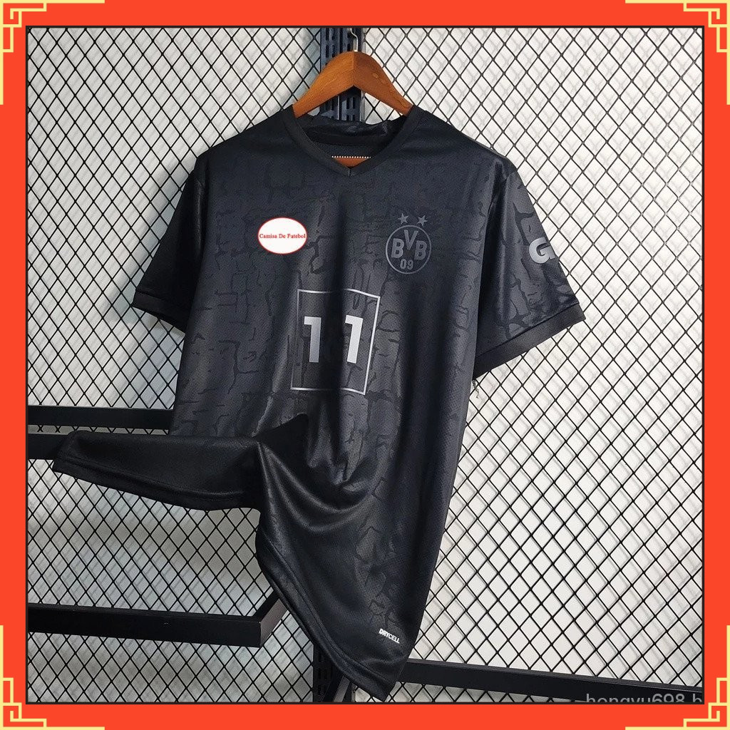【Frete grátis】 Camisa de time 23/24 Edido Special Preto Camisa de Futebol 