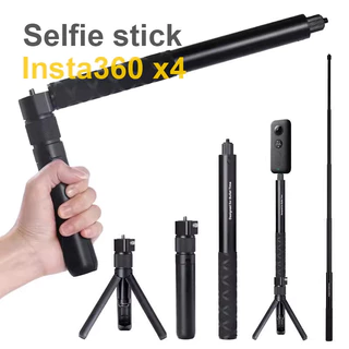 Bastão Selfie Invisível Para Insta360 X4 X3 ONE X2 RS Tempo De Bala Tripé Em Liga De Alumínio Acessórios Insta 360 X4