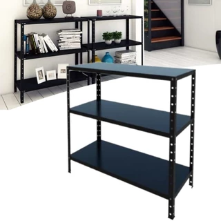 Estante de Aço Suporta 105kg 3 prateleiras de aço 30x92/ Armário de aço multiuso Estante para Livros